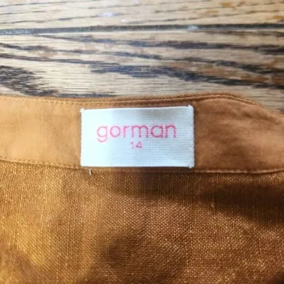 Gorman Brown Button-Down Jumpsuit - Picture 2 of 3